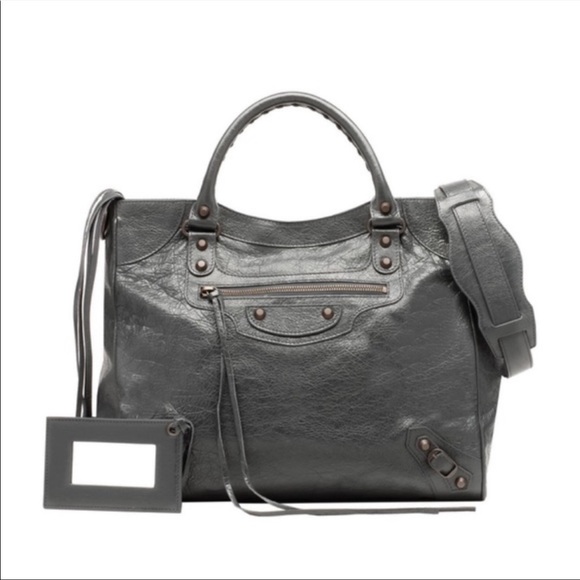 BALENCIAGA City bag tote classic stud leather - Picture 6 of 6